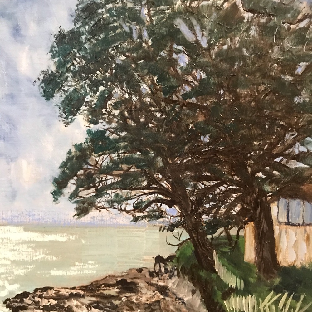 “Seaside Santa Cruz” original oil painting